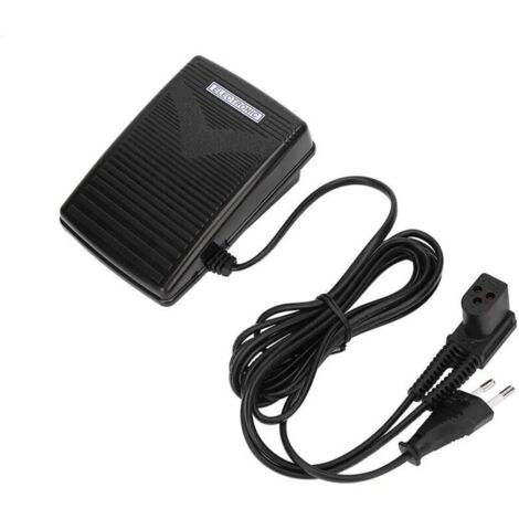 Pédale de commande pour machine à coudre, cordon d'alimentation 220 V, compatible avec la machine à coudre Singer 974