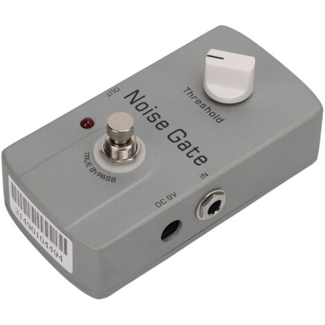 Pédale de Guitare Métal Anti-Bruit, Suppresseur de Silence avec True Bypass et Design Vintage