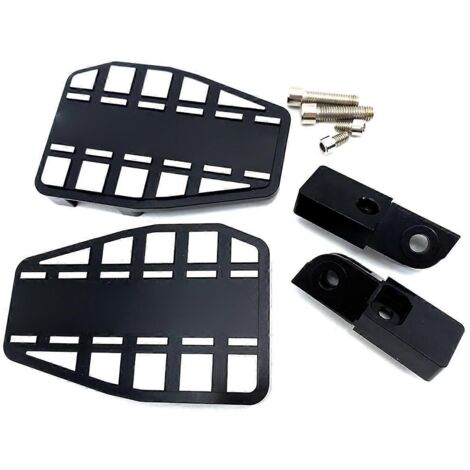 Pédale de régulateur de vitesse élargie pour moto, antidérapante, noire --