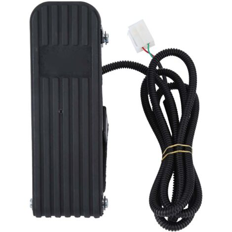 Pedale di controllo della velocità dell'acceleratore per veicoli Julihai, materiale ABS di alta qualità, nero, lunghezza del cavo 1,5 m, adatto per bici elettriche e go-kart, 100% nuovo di zecca