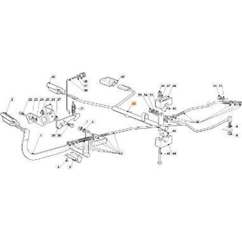 PÉDALE D'ORIGINE EMAK G382000391E1