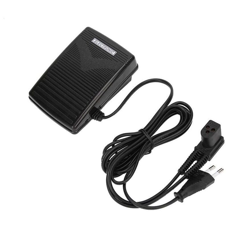 Pédale Machine à Coudre 220V EU Plug Pedale Machine a Coudre pour machine à coudre avec vitesse variable et cordon d'alimentation pour machine à