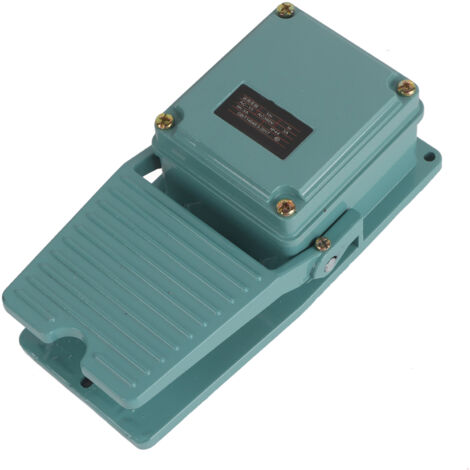 Pédale momentanée antidérapante en aluminium, interrupteur à pédale, AC 250V 3A 1NO 1NC, TFS-402