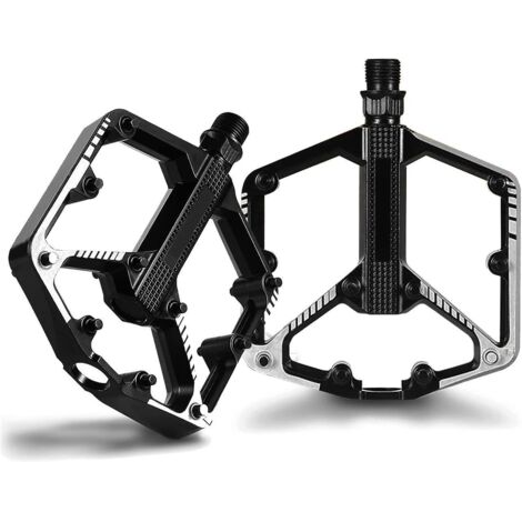 Pédales de vélo en aluminium, 9/16 pouces, légères, pour BMX, VTT et randonnée.