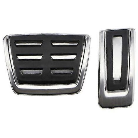 Pédales de voiture Lilmanta (frein, accélérateur, embrayage) avec couvre-pédales pour Skoda Rapid Spaceback, Kodiaq, Octavia et A7 (2014-2021) - Accessoires - Pédales - Boîte automatique sans repose-p