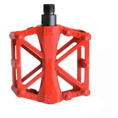 Pédales de VTT plates pour vélo, légères, en alliage d'aluminium, noires