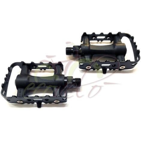 PEDALI 9/16" IN ACCIAIO ANTISCIVOLO MOUNTAIN BIKE BICI MTB CICLOCROSS Ecovelo