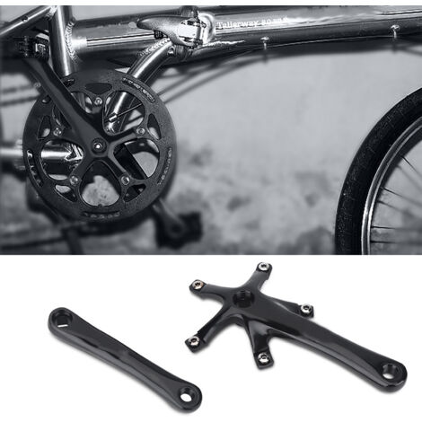 Pédalier VTT 170mm Noir en Alliage, Compatible Vélo Route - Pièce de Rechange