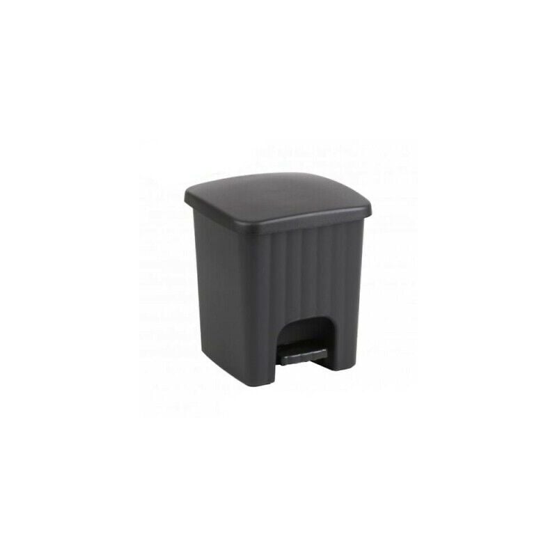 Viss - Pedalina Plastic 5 Litre Pedal Waste Dustbin Rubbish Bin Bathroom Kitchen Toilet
