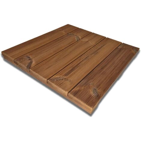 Pedana antiscivolo per doccia 60x60 cm in legno Thermo-Wood