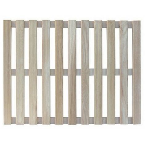 PEDANA DOCCIA IN LEGNO RETTANGOLARE cm 55 x 68