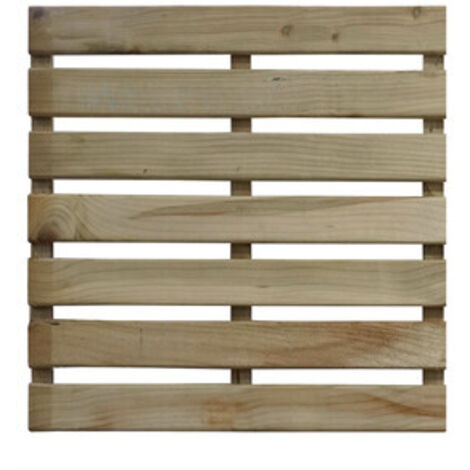 PEDANA IN PINO IMPREGNATO 50X50 CM 7 LISTELLI- 1,0 pz
