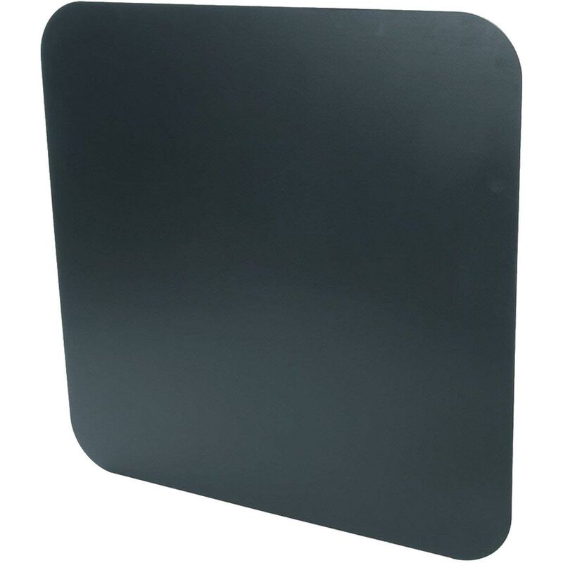 60x80 pedane pedana salvapavimento nera per stufa a legna e pellet cm