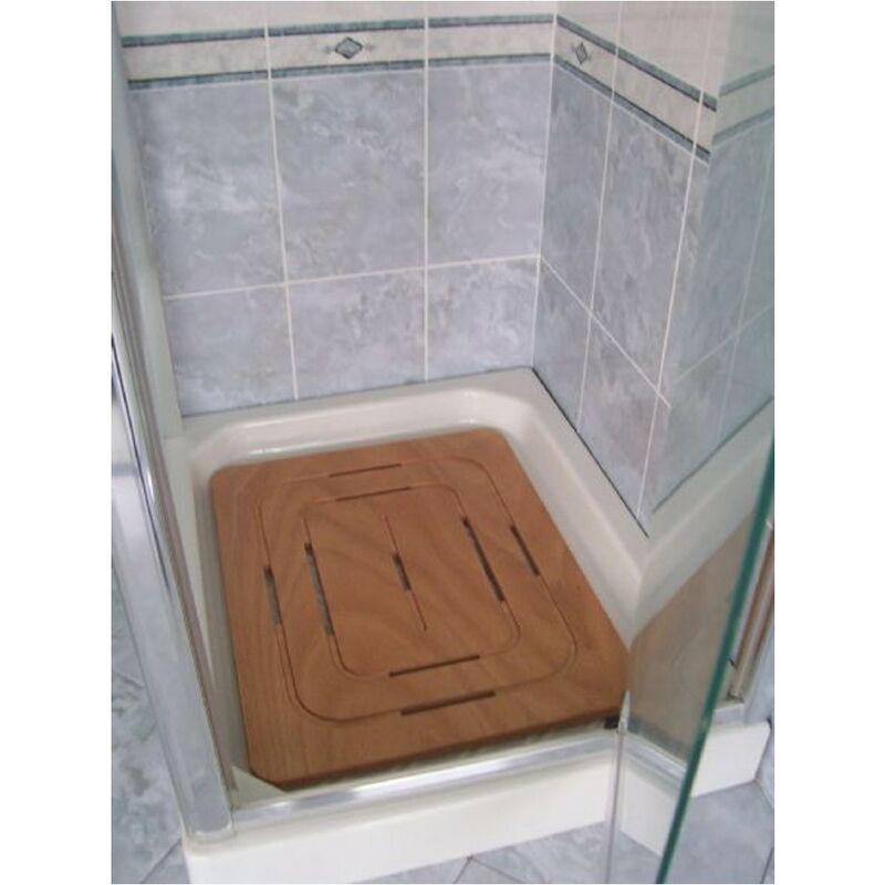 Kit Riparazione Piatto Doccia Resina.Pedana Piatto Doccia Cm 54 X 68 X 2h In Legno Marino Quadrata Antiscivolo 113 Castel Merlino Tappetini Casa E Cucina