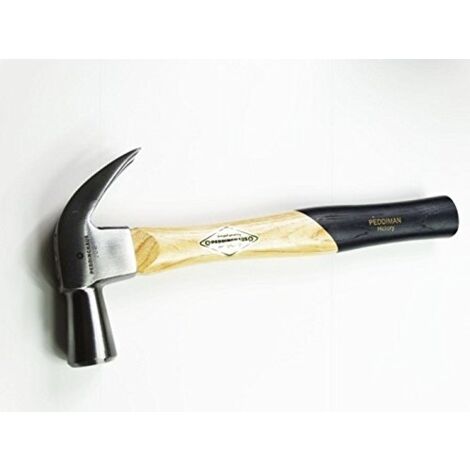 PEDDINGHAUS 5118330020 MARTEAU DE CHARPENTIER AVEC MANCHE EN BOIS DE HICKORY, ARGENT/BEIGE/NOIR, 560 G
