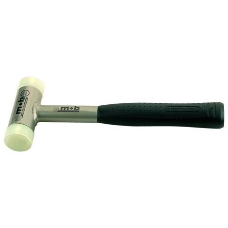 Peddinghaus 5135050030 martello morbido in poliuretano bianco, argento e nero