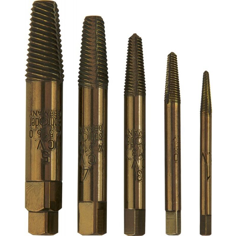 Extracteur de vis - 5 pièces Gr.1-5 Hi-TracTP Schroder