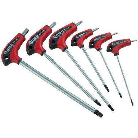 Peddinghaus Kit di chiavi a brugola 3 mm, 4 mm, 5 mm, 6 mm, 8 mm