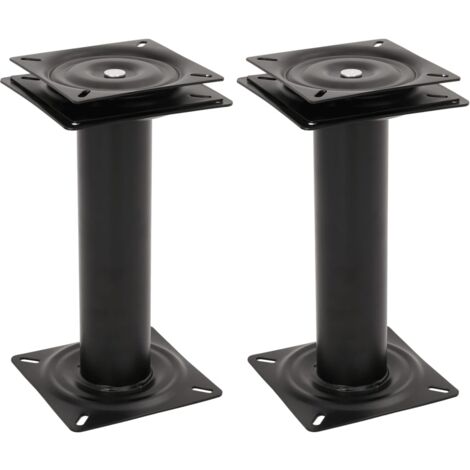 Pedestal de asiento de barco giratorio 360° 2 unidades acero