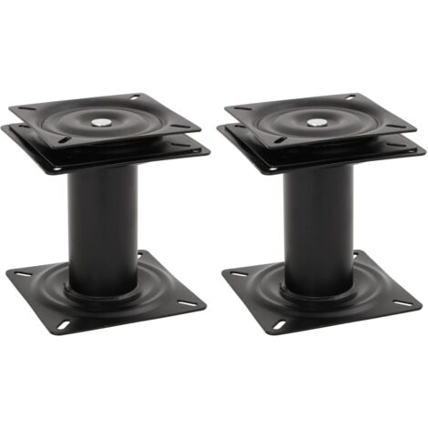 Pedestal de asiento de barco giratorio 360° 2 unidades acero