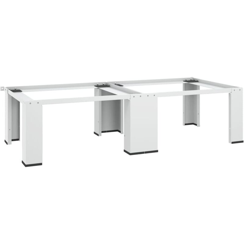 

Youthup - Pedestal doble de la lavadora y la secadora blanco - Blanco