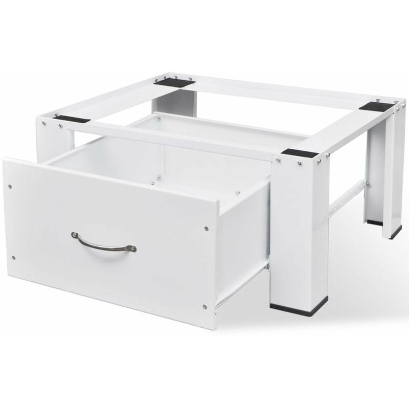 

Pedestal para la lavadora con cajon blanco