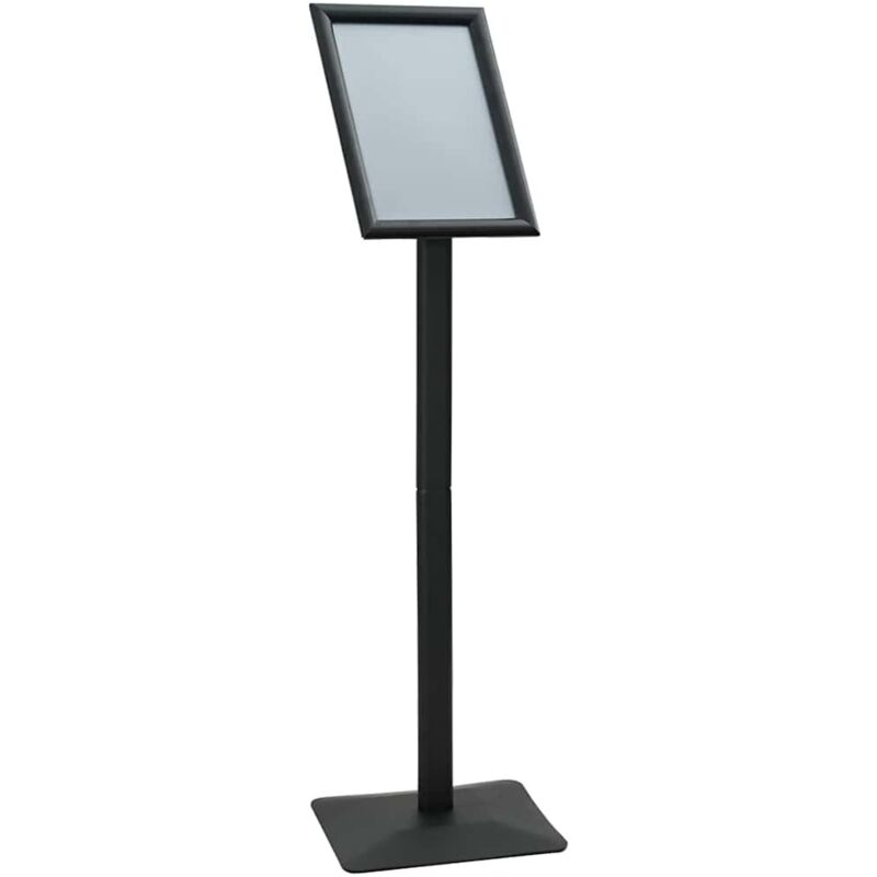 Pedestal Poster Stand Silver A4 Cast Iron vidaXL