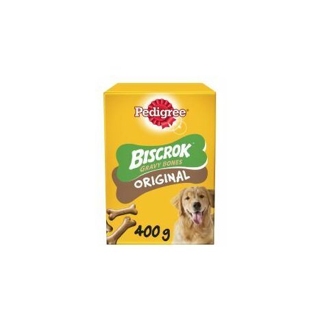 Pedigree Biscrok Gravy Bones Adult Dog Treats Original Biscu - 400g - 817620