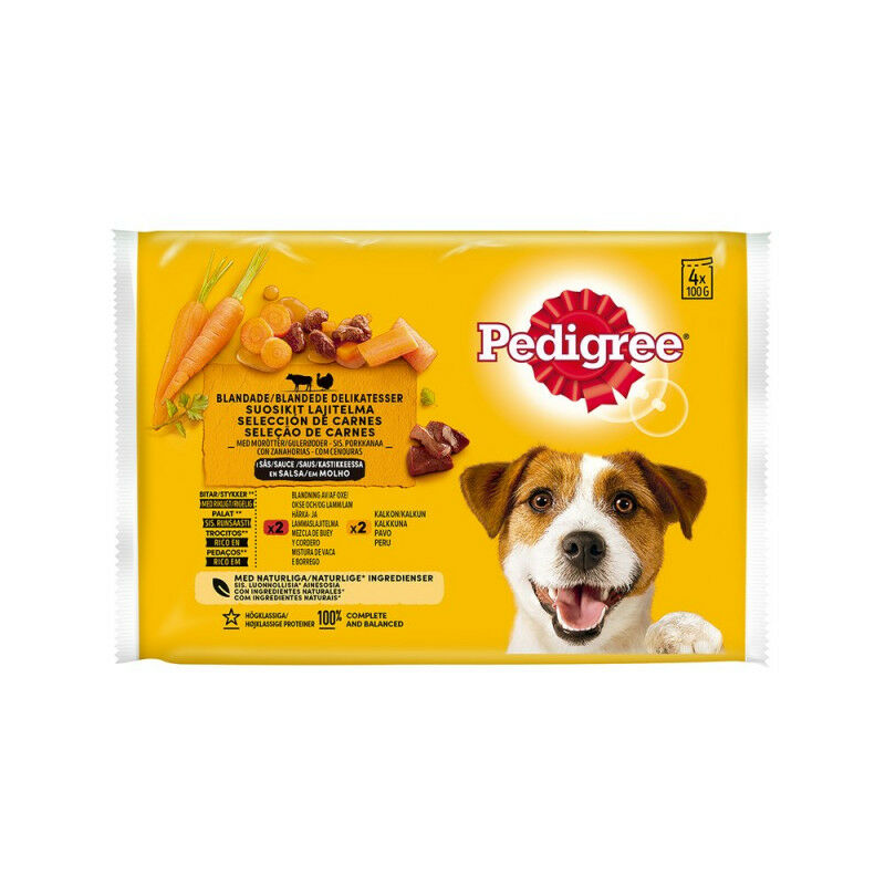 

Pedigree Buey,Cordero Y Pavo Salsa 4X100Gr