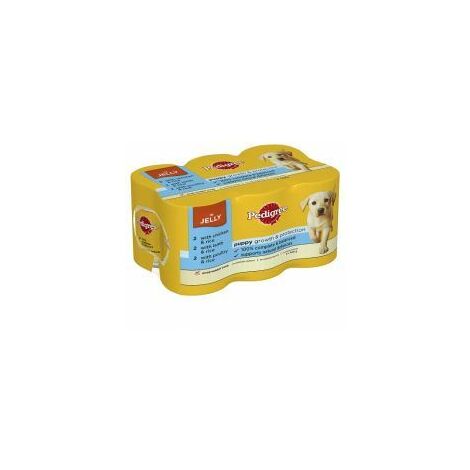 Pedigree Can in Jelly Puppy 6 Pack - 400g - 777306