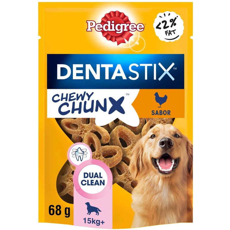 

Pedigree Snack Chewy Chunx raza mediana y grande 68gr