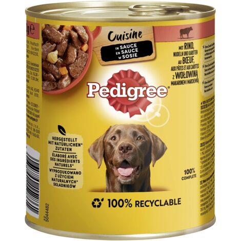 Pedigree Cuisine Hundenassfutter Adult 800 g Rind