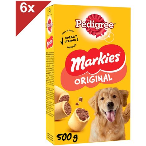 PEDIGREE Markies Biscuits fourrés pour chien 16x500g