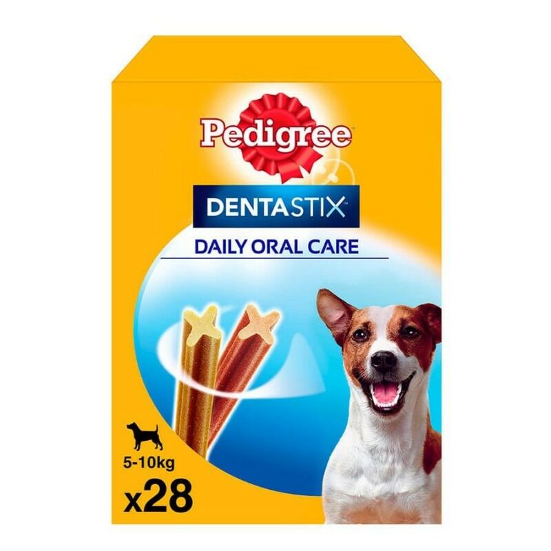 

cuidado dental DENTASTIX para perros de 5 a 10 kg, pack 4 bolsas x 7 piezas - Pedigree