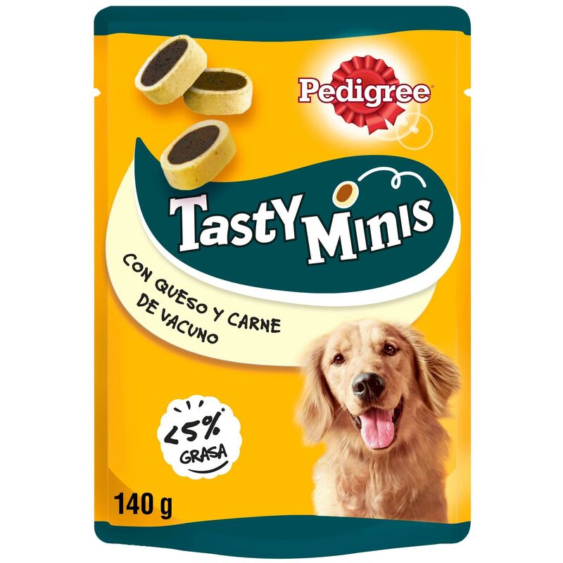 

Pedigree Snack Tasty Bites Cheesy Bites 140gr Buey