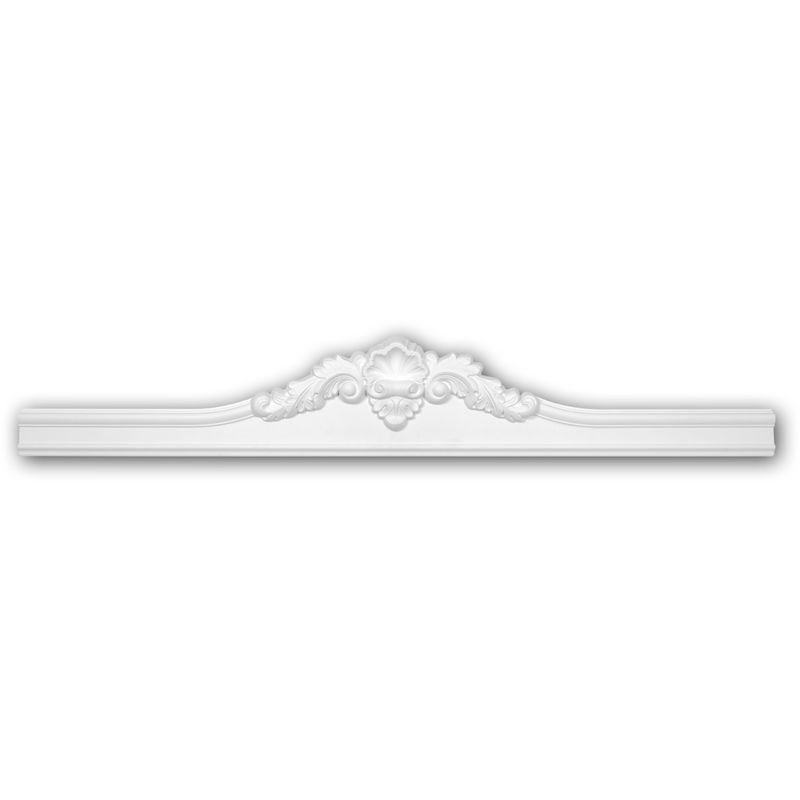 Profhome Decor - Pediment 154014 Profhome Door surround Decorative Element Neo-Empire style white