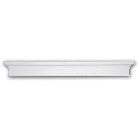 PROFHOME DECOR 163001 Profhome Door surround Decorative Element timeless classic design white - white