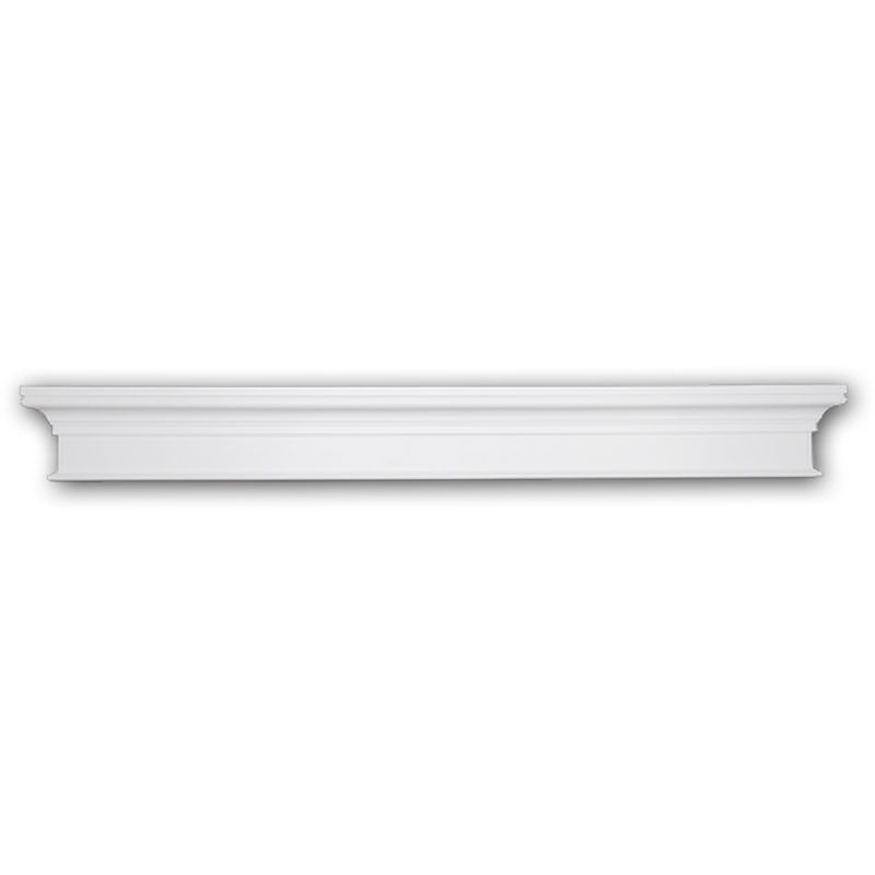 Profhome Decor - Pediment 163001 Profhome Door surround Decorative Element timeless classic design white