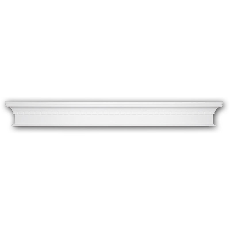 Profhome Decor - Pediment 163002 Profhome Door surround Decorative Element timeless classic design white