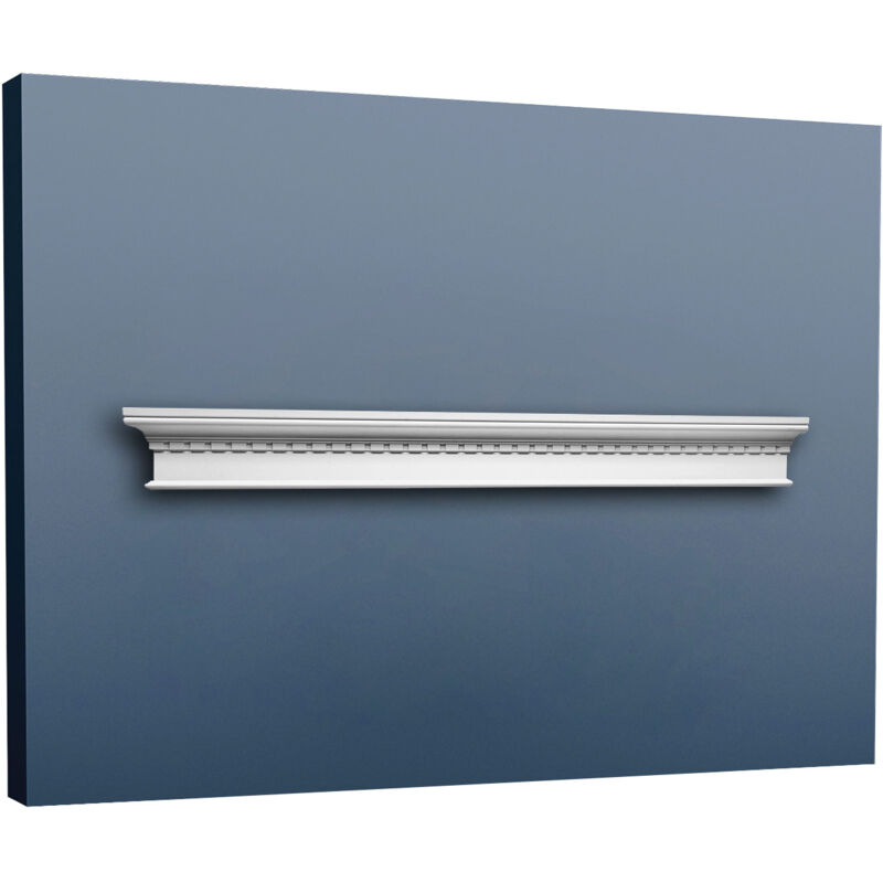 Orac - Pediment Türaufsatz Stuck Decor D401 Luxxus Zierelement Stuckprofil Stuckgesims Klassisches Dekor Weiß 127 Cm