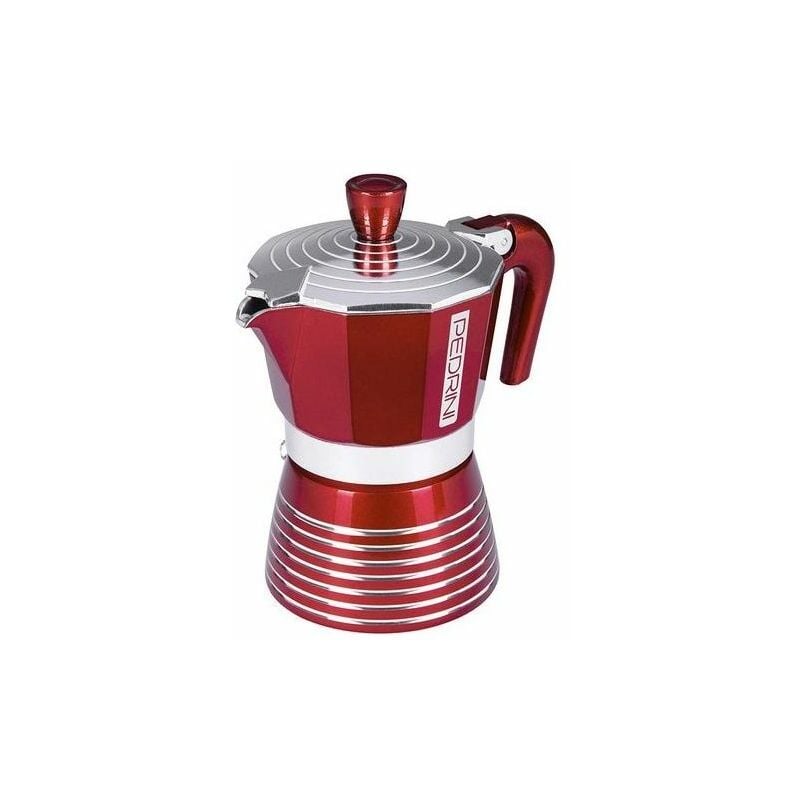 Caffettiera Infinity 6 Tazze Rossa - Pedrini