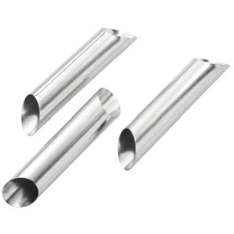 Pedrini Forme Per Cannoli Set 3 Pezzi Acciaio Inox 27mm