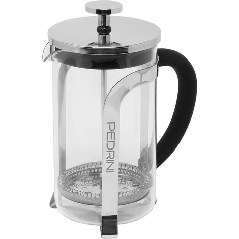 Pedrini French Press Teebereiter Silber