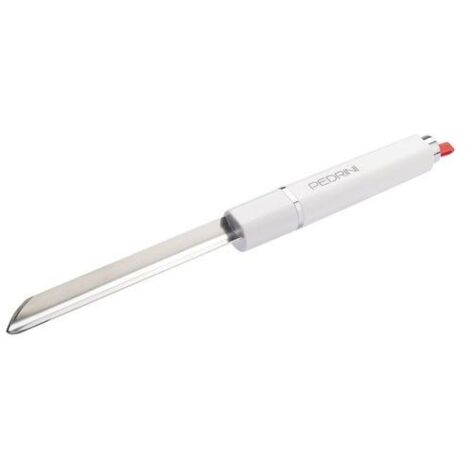 Pedrini Vuota Zucchine 0775 Lillo Acciaio Inox Lucido Con Manico Bianco