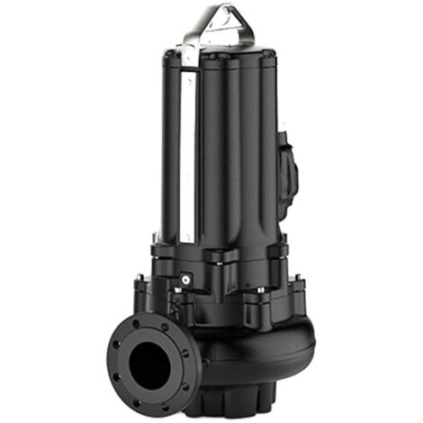 Pedrollo Bomba de aguas residuales con brida para pie de rueda BICANAL INMERSA en conductos MC4 125/80 Gran caudal trifásica 12,5 Hp 4 polos
