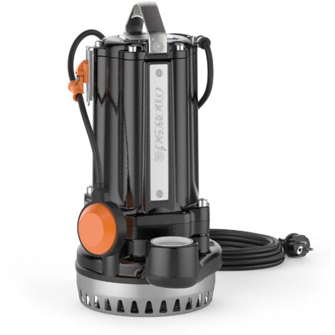Pedrollo DC-8 - Electropompe submersible pour évacuation des eaux claires avec roue semi-ouverte à haute hauteur manométrique triphasée