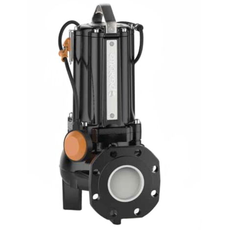 Pedrollo Pompe Eaux usées avec bride pour pied roue VORTEX IMMERGEE dans canuax VXCm 15/65-F MONOPHASE 1,5Hp