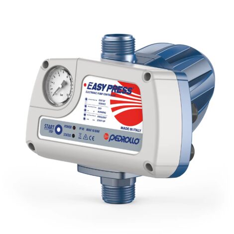 Pedrollo – Régulateur de pression électronique EASYPRESS – Pompe de transfert 230V – Débit max 60L/min – Indicateur de pression intégré