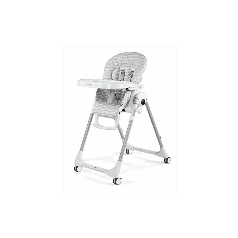 Prima Pappa Follow Me, chaise haute, gris (linear grey) - Peg Perego