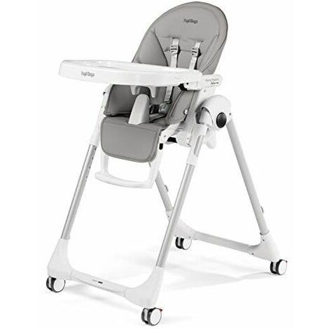 Peg Perego Prima Pappa Follow Me, chaise haute, Gris (ice)